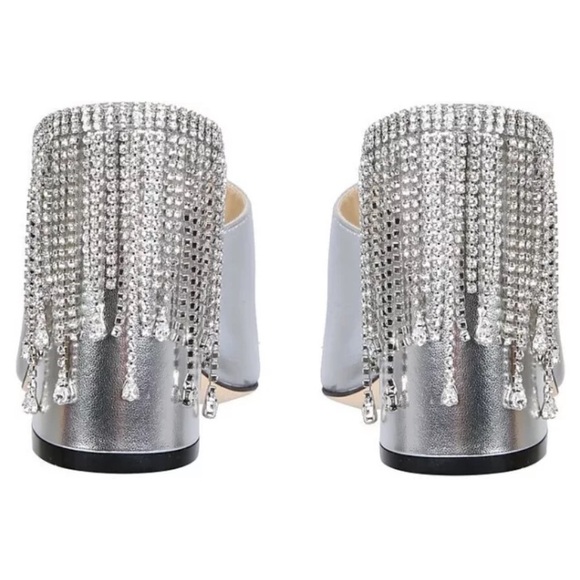 NIB Jimmy Choo Baia crystal mule sz 39 - Picture 3 of 7